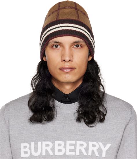 burberry hat knit fur|Men's Designer Hats .